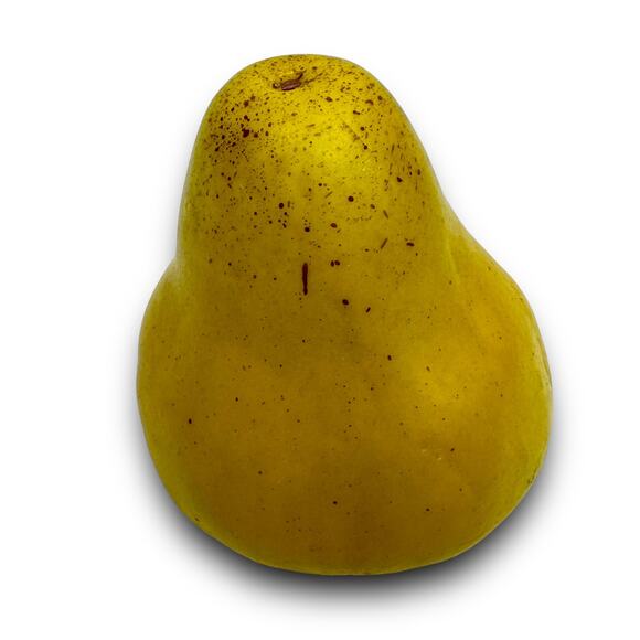 Realistic Artificial Fruit 4 Pieces Red Apple Green Grapes Lime Pear Table Decor - Picture 5 of 5